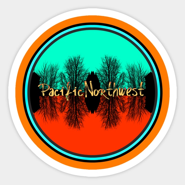 PNW Reflections Sticker by TheDaintyTaurus